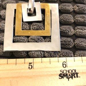 rlm studio (robert lee morris) sterling silver and bronze pendant